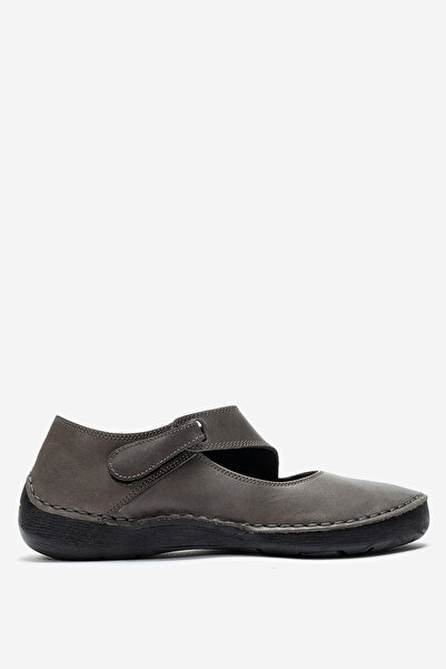 Dericlub Women's Comfort Casual Shoes Real Leather Br 44407 Anthracite
