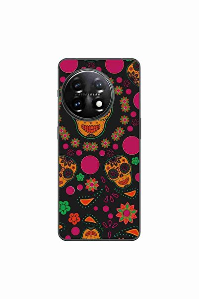 OEM Husa compatibila cu OnePlus 12 Silicon Gel Tpu Model Halloween Floral Cra...