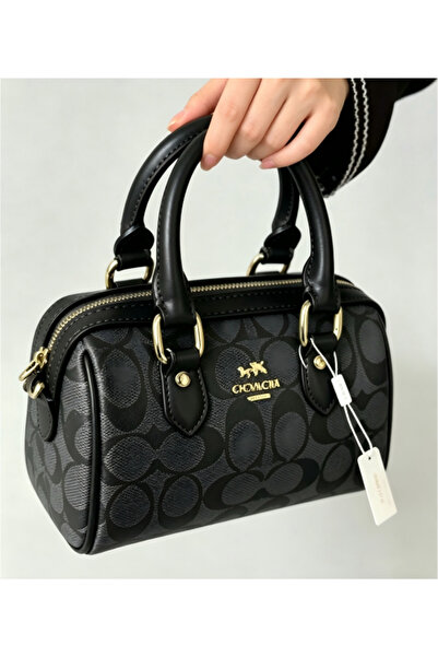 By Coach classic Boston pillow handbag, women's shoulder bag, crossbody bag, ...
