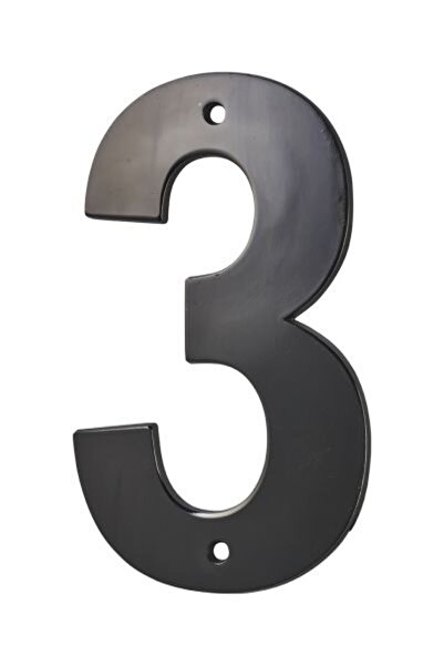 THIRARD Numărul "3" înălțime 80 mm - cu filet