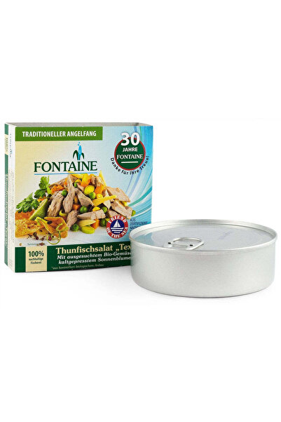 Fontaine Salata de ton Texas cu legume bio si ulei de floarea soarelui presat...