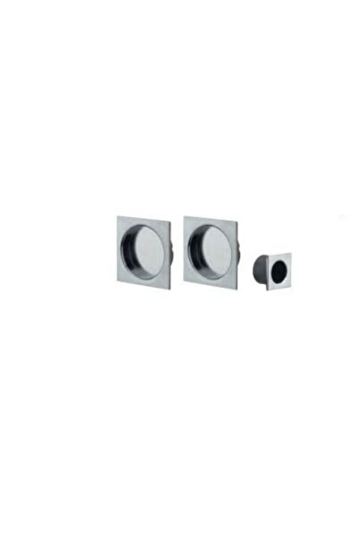 THIRARD Accessories for sliding door lock, recessed, 50 mm axis, satin chrome,