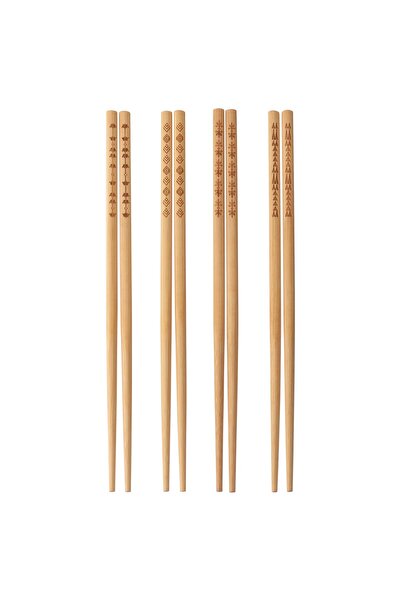 IKEA TREBENT Chopsticks 4 pairs, bamboo