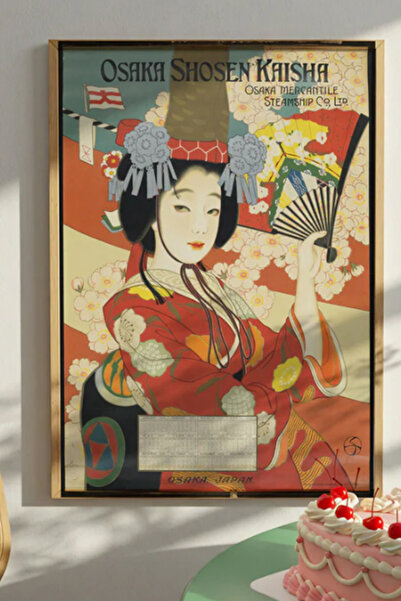 Taranist Poster - Japanese Vintage Art - Retro Asian Aesthetic Kalın Kuşe Kağıt