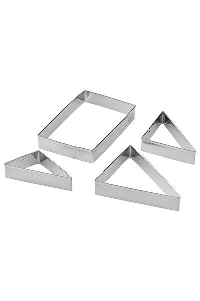 IKEA LÄTTBAKAD Cookie cutter, set of 4, stainless steel