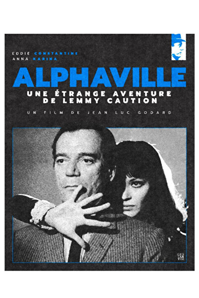 Taranist Poster - Alphaville Movie - French New Wave Retro Cinema Kalın Kuşe ...
