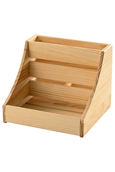 IKEA CHOKLADHAJ Kitchen countertop organiser, wood, 20 x 18 x 16 cm