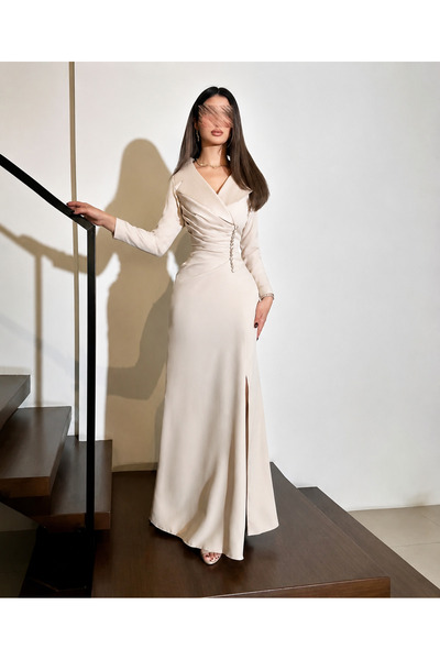 Tarf fashion Very Stylish Russian Stretch Taffeta Dress