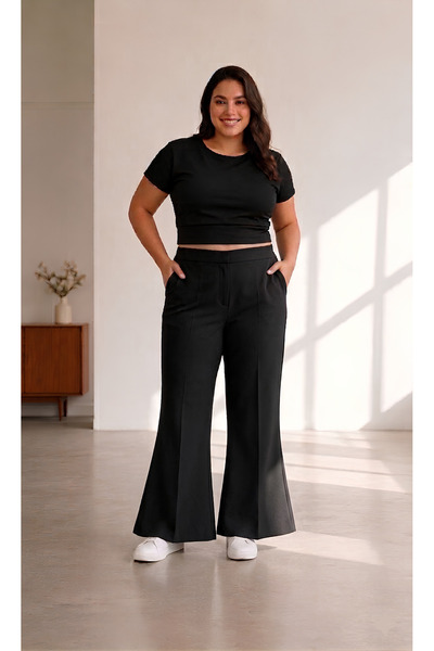 sngl Kadın Büyük Beden Pantolon 3xl 4xl 5xl 6xl 7xl 8xl 9xl