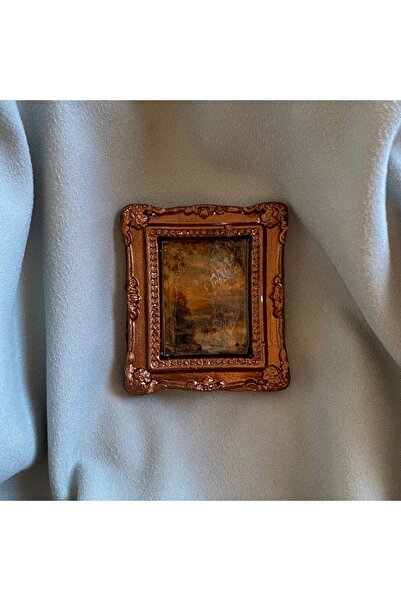 Nesteren Atölye Vintage Tasarım Dekoratif Mini Tablo - Magnet & Duvar Süsü -A...