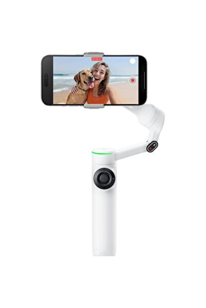 Insta360 Flow 2 Pro Gimbal Stabilizer, Bluetooth, 10-Hour Battery Life, White