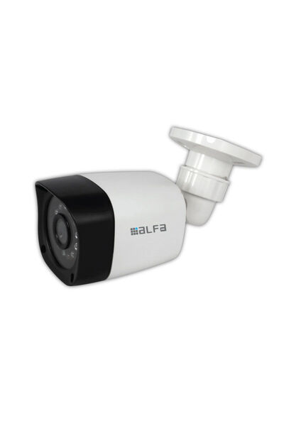 ALFA ONE Ομοίωμα κάμερας DM054 Alfaone με real φακό και Flash light Λευκό
