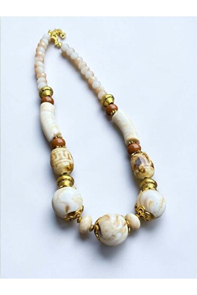 Bozhi Necklace Glass Beads Casual Elegance