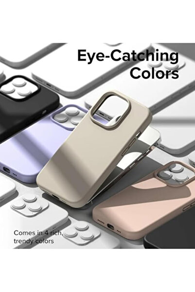 Genaric Gray Silicone Case for iPhone 15 Pro Max, Protective Phone Cover Shockproof Full Body Protective Cover | WIDGETS MATRIX