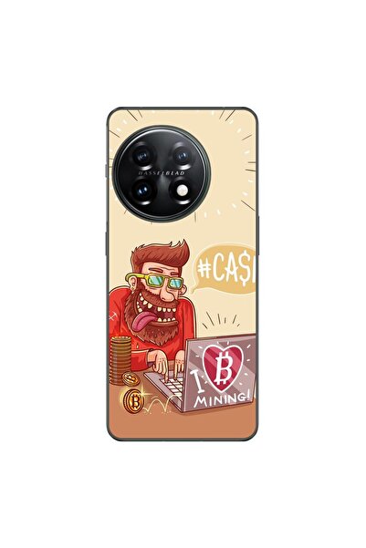 OEM Husa compatibila cu OnePlus 12R Silicon Gel Tpu Model BTC Mining