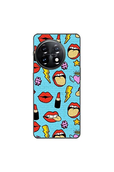 OEM Husa compatibila cu OnePlus 12R Silicon Gel Tpu Model Pop Art Lips