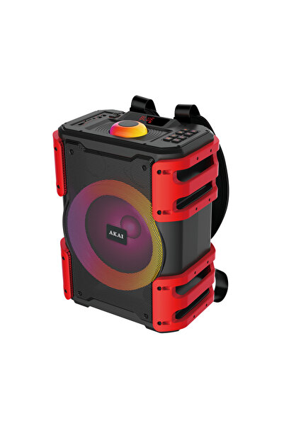 AKAI ABTS-V25 – Φορητό Ηχείο 25W RMS με RGB LED, FM, USB/TF & Είσοδο Μικροφών...