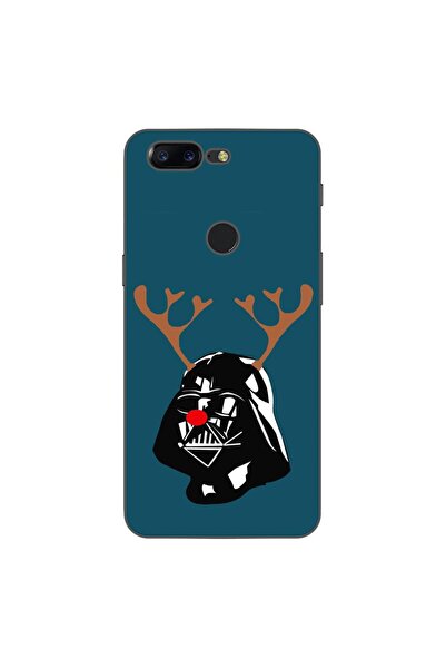 OEM Husa compatibila cu OnePlus 5T Silicon Gel Tpu Model Craciun Darth Vader Ren