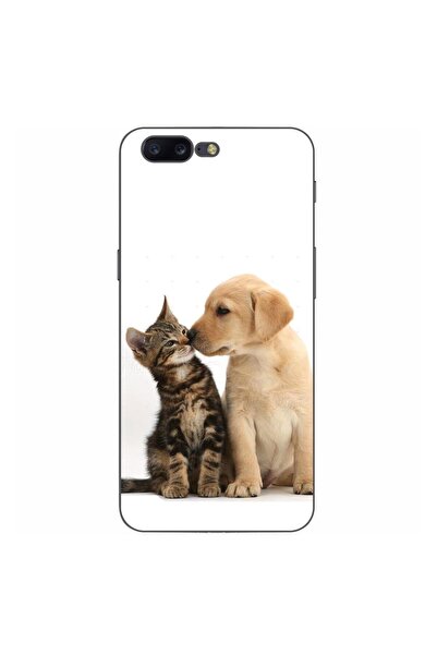 OEM Husa compatibila cu OnePlus 5 Silicon Gel Tpu Model Pisicuta Catelus Prie...