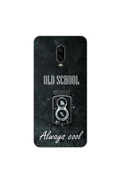 OEM Husa compatibila cu OnePlus 6T Silicon Gel Tpu Model Retro Camera