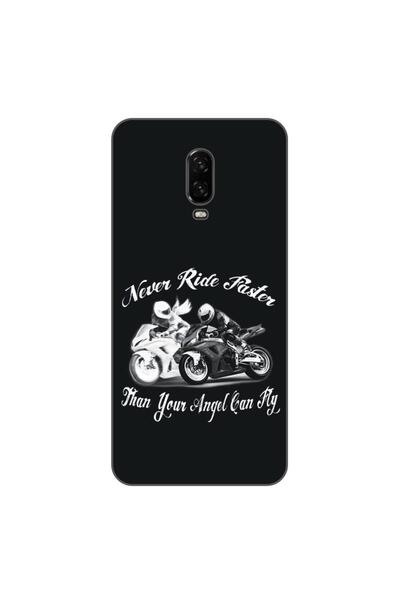 OEM Husa compatibila cu OnePlus 6T Silicon Gel Tpu Model Never Ride Faster