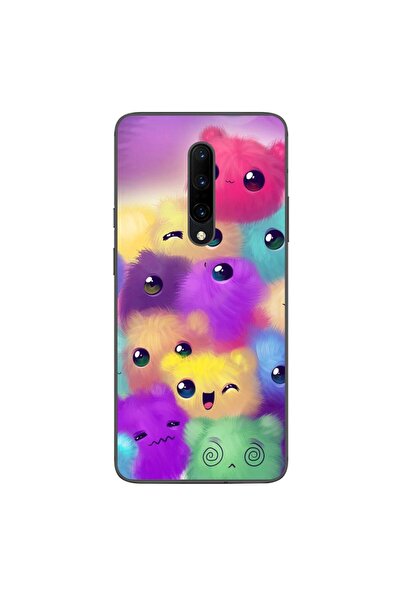 OEM Husa compatibila cu OnePlus 7 Pro Silicon Gel Tpu Model Pufosi Colorati