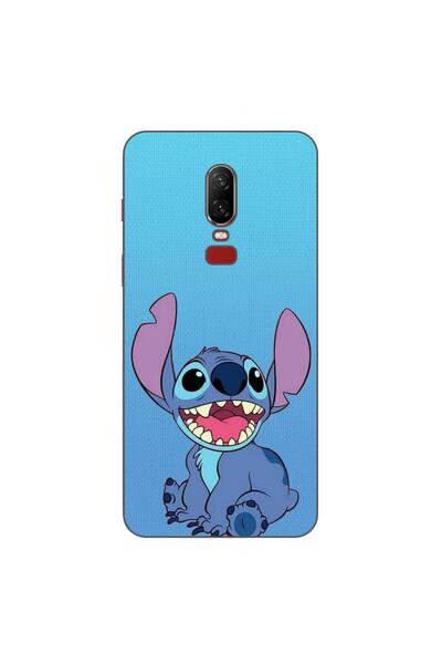 OEM Husa compatibila cu OnePlus 6 Silicon Gel Tpu Model Stitch Blue
