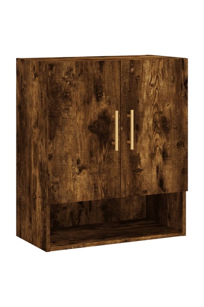 vidaxl Wall cabinet, smoky oak, 60x31x70 cm, composite wood