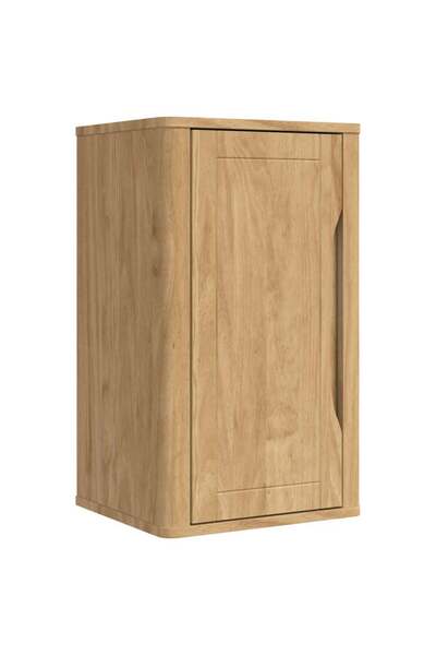 vidaxl Dulap de perete pentru baie FLORO Maroniu cerat 35 x 30 x 60 cm