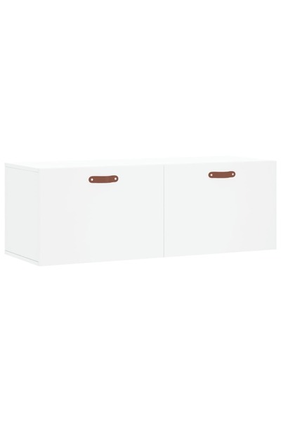 vidaxl Dulap de perete, alb, 100x36,5x35 cm, lemn compozit