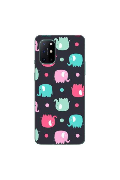 OEM Case compatible with OnePlus 8T Silicone Gel Tpu Elephant Pattern Model