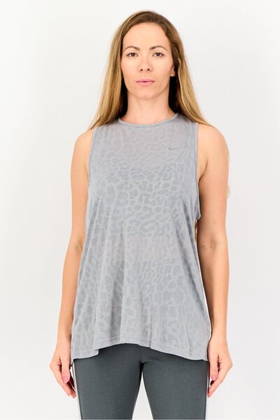 Nike Women Dri Fit Sleeveless Training Top, Grey