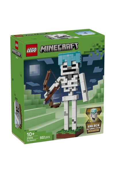LEGO ®   Minecraft ®   Jucăria decorativă de gaming Schelet 21594