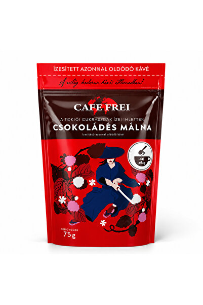 Cafe Frei – Cafea instant aromatizata Ciocolata & Zmeura 75g