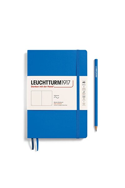 Leuchtturm Notebook A5 Vellum Flexible Cover Sky Blue