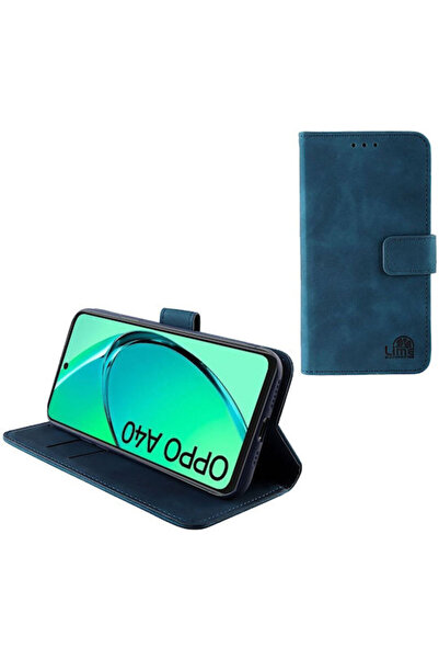 Lime&co Lime Book Συνθετικό Δέρμα / Σιλικόνη Μπλε (Oppo A40, Oppo A3X 5G, Opp...