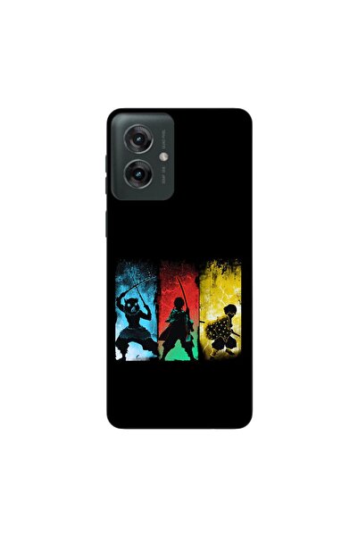 OEM Case compatible with Motorola Moto G55 Silicone Gel Tpu Demon Slayer Team...