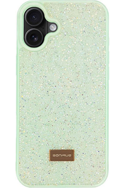 Other Λουξ Διαμάντι Σονίκ Θήκη για Apple iPhone 17 Τιρκουάζ