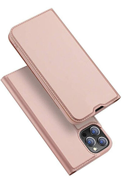 Dux Ducis Skin Pro Book Δερμάτινο / Σιλικόνης Ροζ (iPhone 13 Pro) Κωδικός: 59...