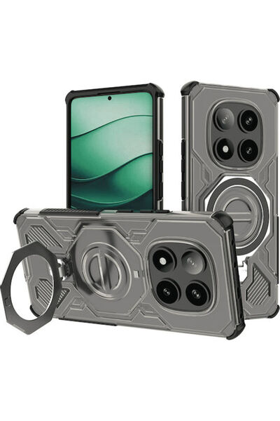 Techsuit Carbon Shield Pro Πίσω Θήκη Σιλικόνης Μαύρη (Redmi Note 14 Pro 5G / ...