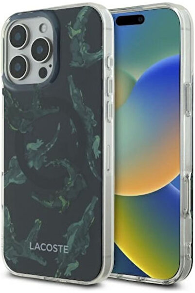 Lacoste Πίσω Κάλυμμα Πλαστικό Μαύρο (iPhone 16 Pro Max) Κωδικός: LCHMP16XUPAK