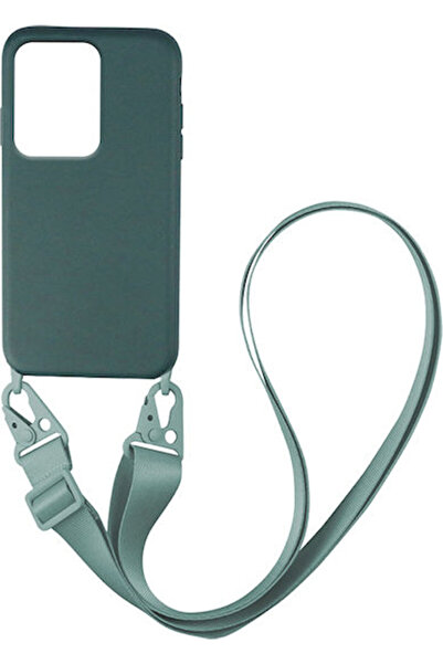 Other Sonique Πίσω Θήκη Σιλικόνης 0.5mm με Λουράκι Πράσινο (Xiaomi Redmi Note...