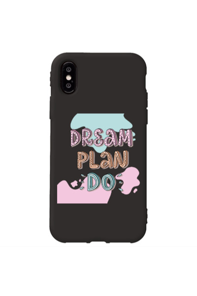 OEM Θήκη Apple iPhone X Dream Plan Do από Μαύρο Σιλικονούχο TPU