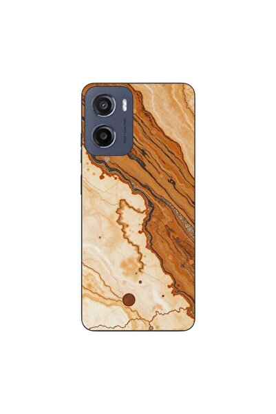OEM Husa compatibila cu Motorola Moto G05 Silicon Gel Tpu Model Caramel Marbl...