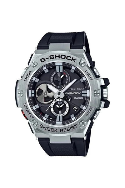 Generic MENS WATCH DARK BLOCK AND LEATHER