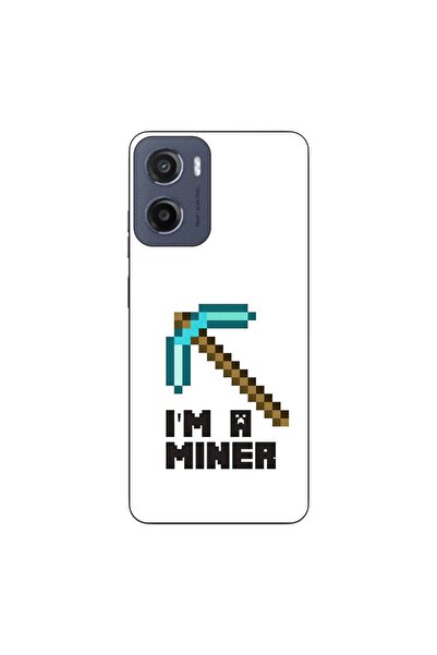 OEM Husa compatibila cu Motorola Moto G05 Silicon Gel Tpu Model Minecraft Miner
