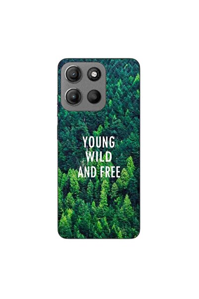 OEM Калъф, съвместим с Motorola Moto G15, от силиконов гел TPU, модел  "Див и...