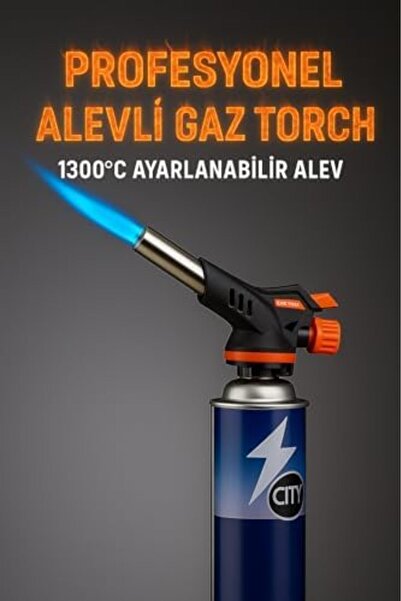 Yıldızan مسدس اللهب للمطبخ من تامغون - 1300 ° شعلة غاز قابلة للتعديل من نوع C...