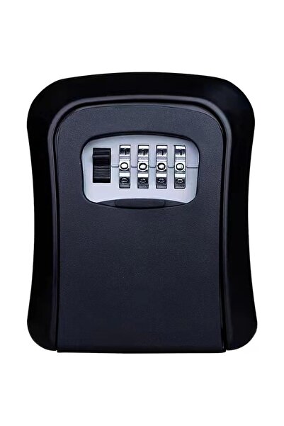 BellFyd Combination key storage box, wall mounting, 115 X 95 X 40 mm Black