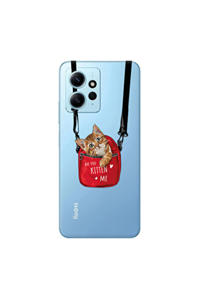 Other Xiaomi Redmi Note 12 4G Are you kitten Transparent Silicone TPU Θήκη